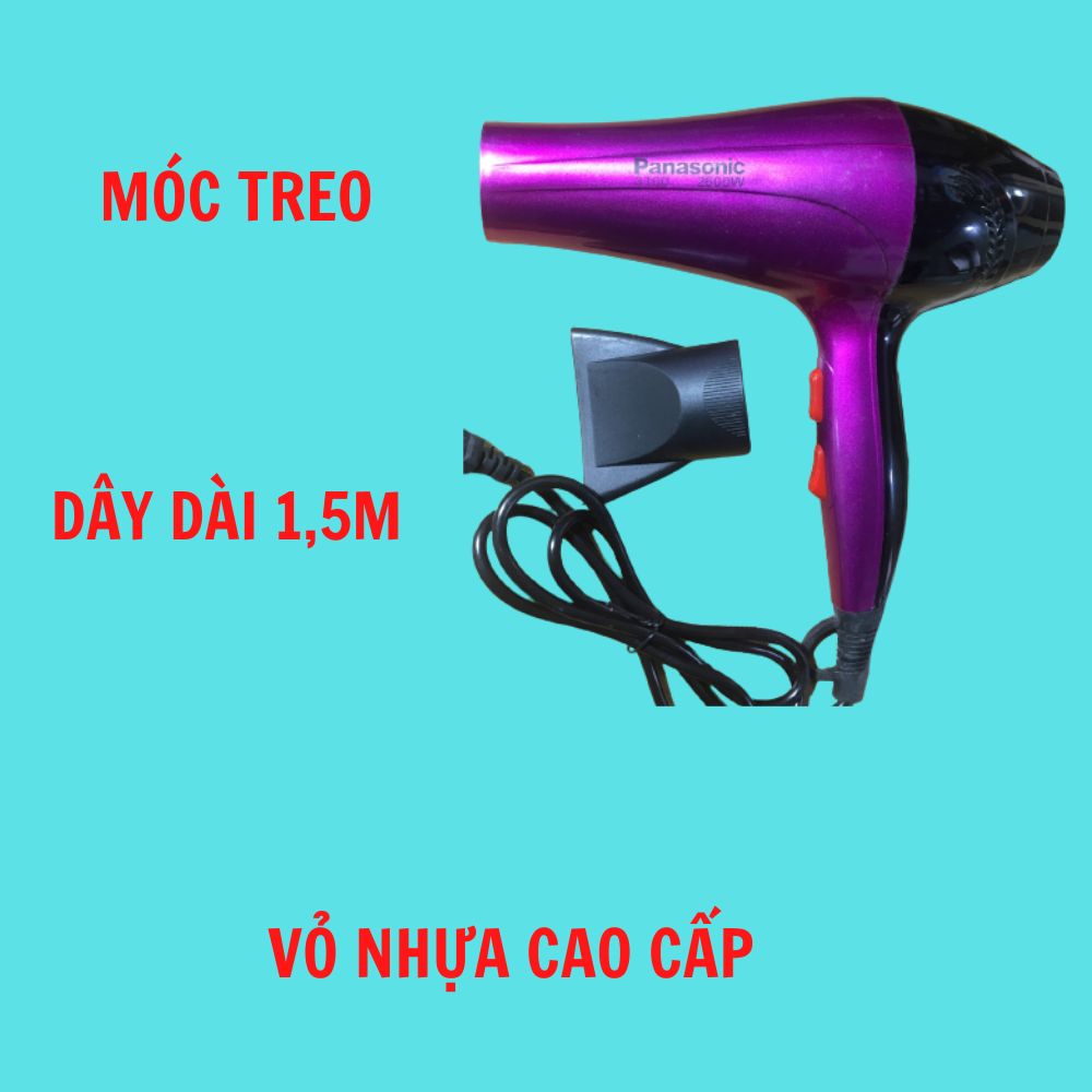 Máy sấy tóc/2 tốc độ gió 3 chế độ nhiệt/luồng gió mạnh tiết kiệm thời gian/sấy tóc nhanh khô/chăm sóc tóc, bảo vệ tóc/chống xơ tóc, cứng tóc/làm hài lòng người dùng