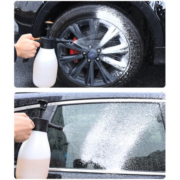 Bình Xịt Bọt Tuyết Rửa Xe Ô Tô Xe Máy PLENTY FOAM 2 Lít