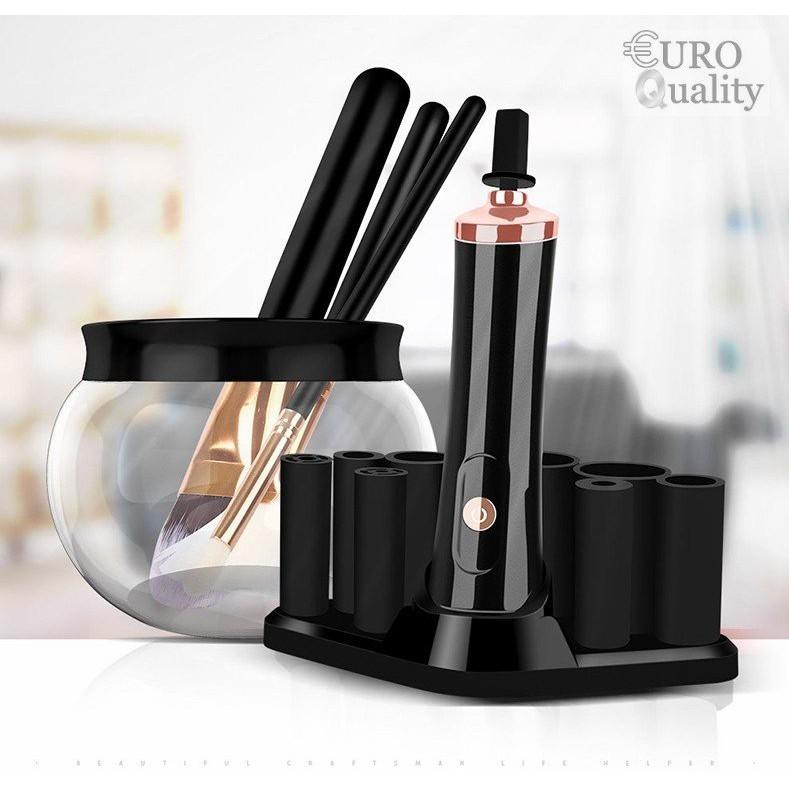 Máy rửa cọ trang điểm Makeup Brush Cleaner  (Màu Trắng) - Euro Quality