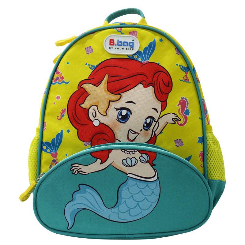 Balo mẫu giáo B.Bag Buddy-Mermaid Vàng dành cho bé 3-5 tuổi,trẻ mẫu giáo,đáng yêu,dễ thương B-12-100
