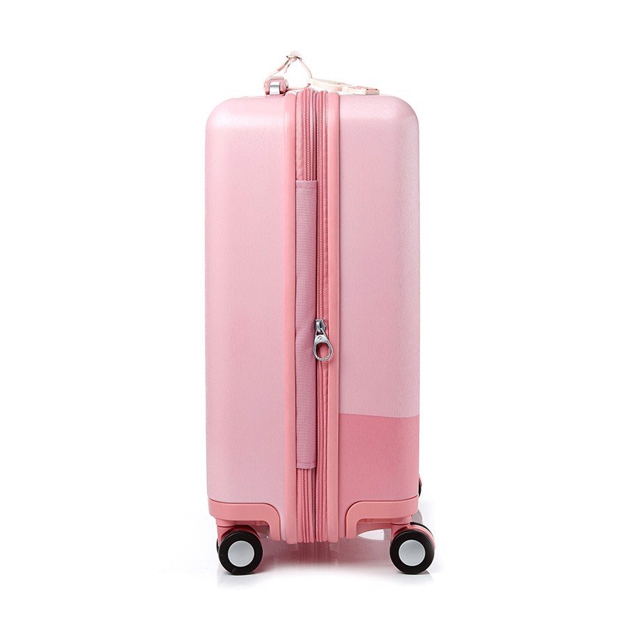 Vali kéo Little Friends SAMSONITE RED - MỸ: Vali in hình nhân vật xinh xắn Bao gồm thẻ tên hình nhân vật và nhãn dán có thể tùy chỉnh Lớp vỏ vali được hoàn thiện chống trầy xước 4 bánh xe đôi 360 độ vận hành êm nhẹ