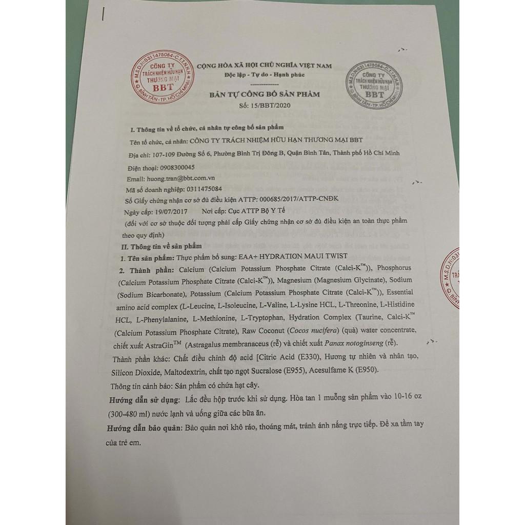 [Chính hãng BBT] Nutrex EAA+ HYDRATION Phục hồi cơ bắp siêu nhanh và bổ sung điện giải [Intra-workout]