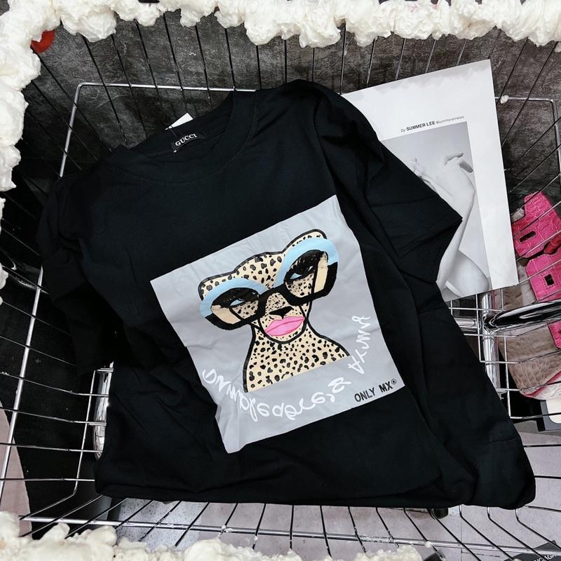 Áo Thun Unisex Form Rộng Hàng QC Cotton Oversize,Hình In Sắc Nét,Phong Cách Hàn Quốc TH205