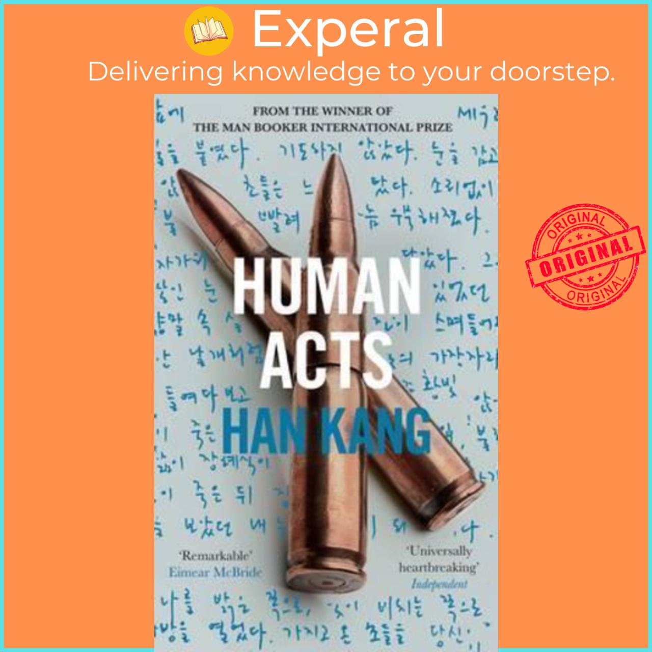 Sách - Human Acts by Han Kang UK edition, paperback