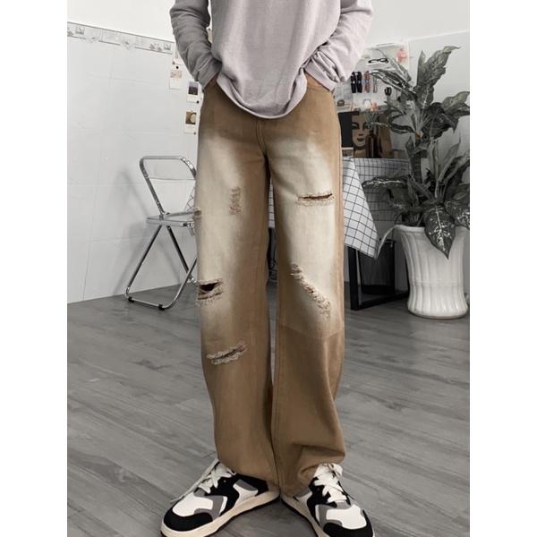 Baggy jeans quần jean form hàn quốc phong cách