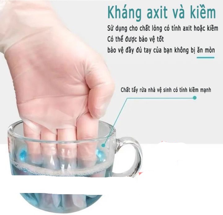 Găng Tay VictoriaBay Găng Tay Cao Su Làm Bếp Vệ Sinh Siêu Dai Chất Liệu TPE Không Mùi