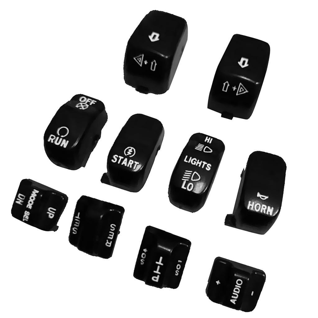 10x Hand Control Switch Housing   Buttons For  FLHT FLHTC FLHX FLTRX