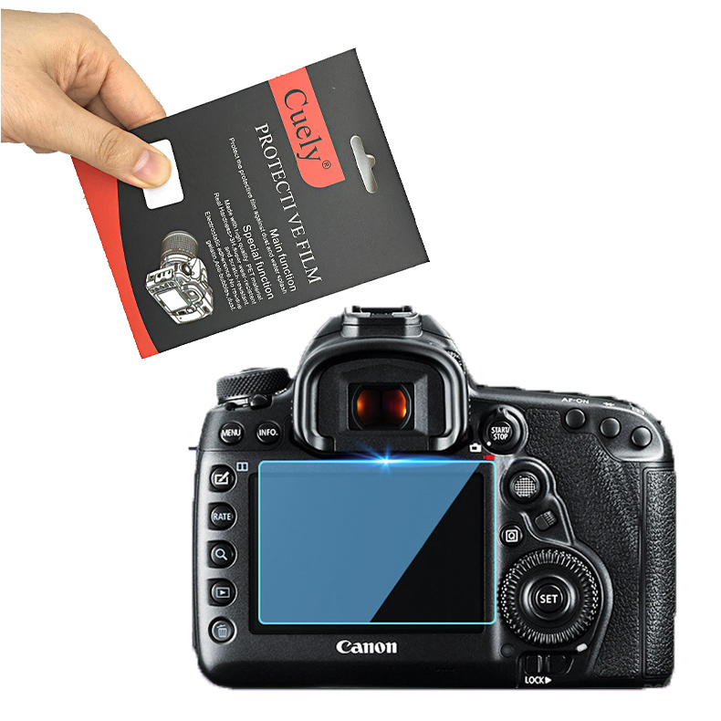 Miếng dán màn hình cường lực cho máy ảnh Canon 200D