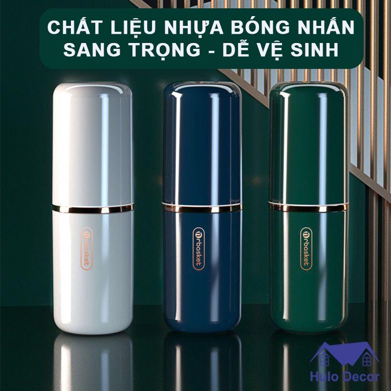 Hộp đựng bàn chải kem đánh răng kết hợp cốc đánh răng cao cấp đi du lịch