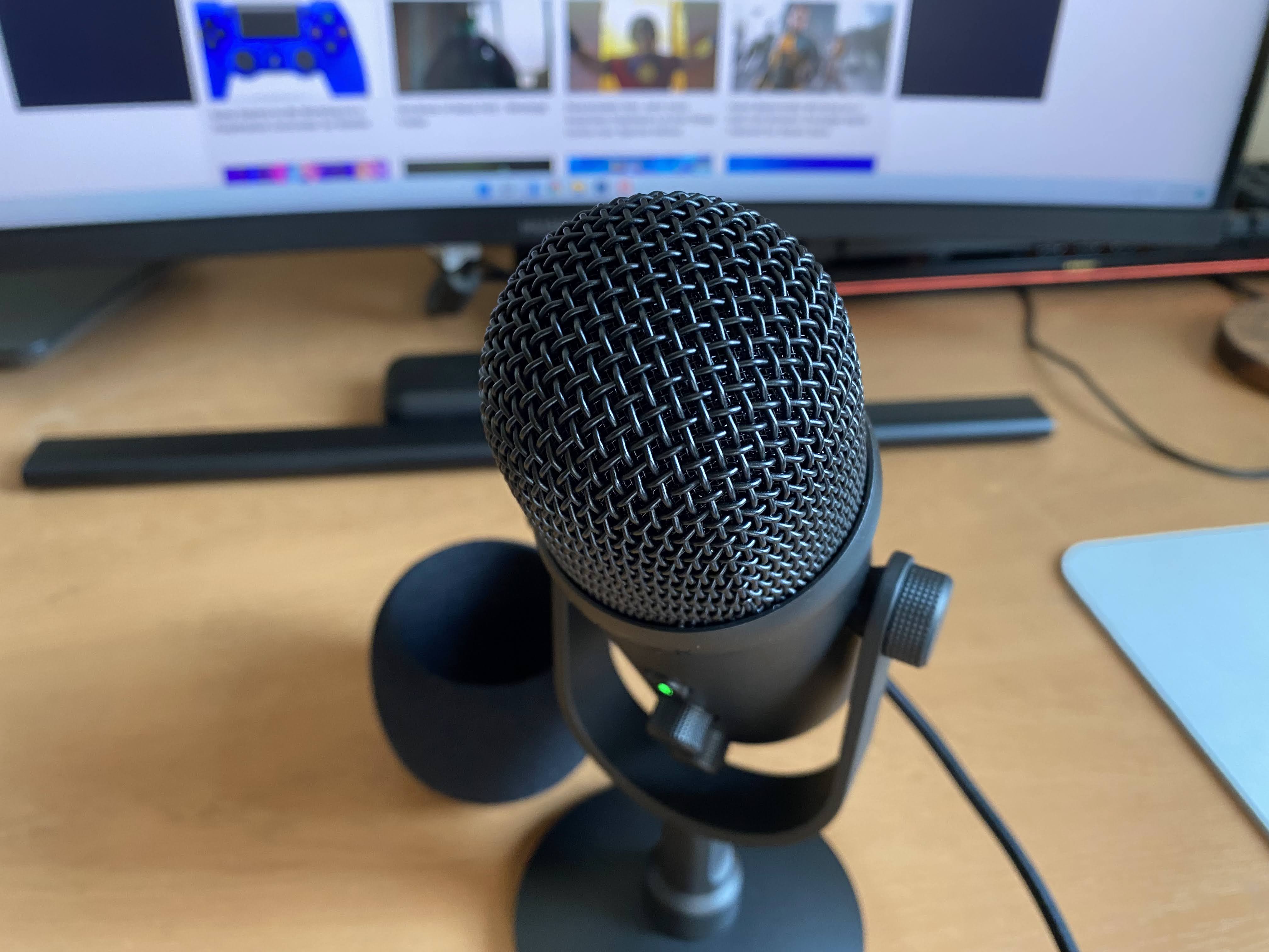 Thiết bị thu âm Razer Seiren V2 Pro-Professional Grade USB Microphone_Hàng chính hãng