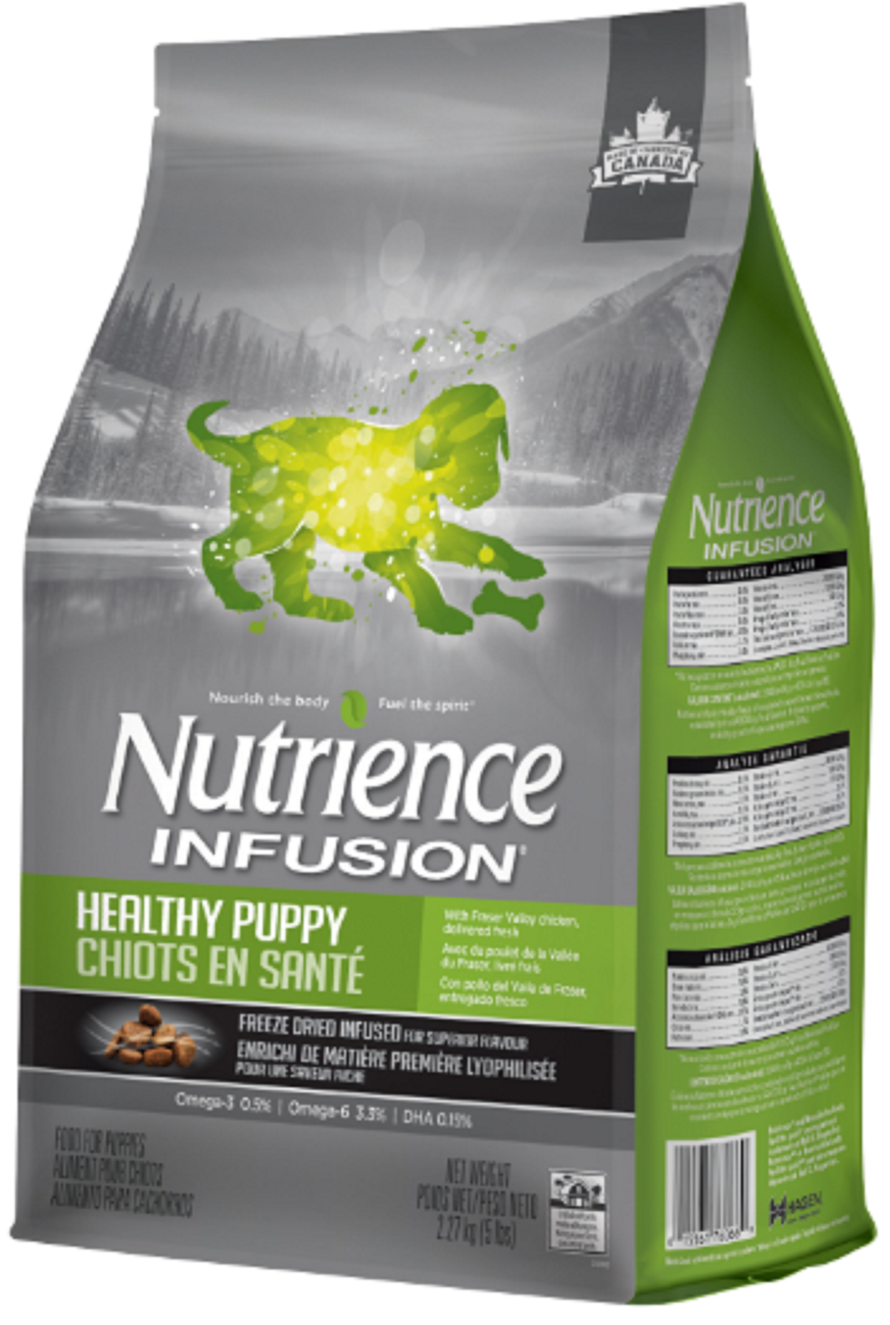Hạt Cho Chó Con Nutrience Infusion - Thịt Gà & Rau Củ Quả Tự Nhiên - 2.27kg