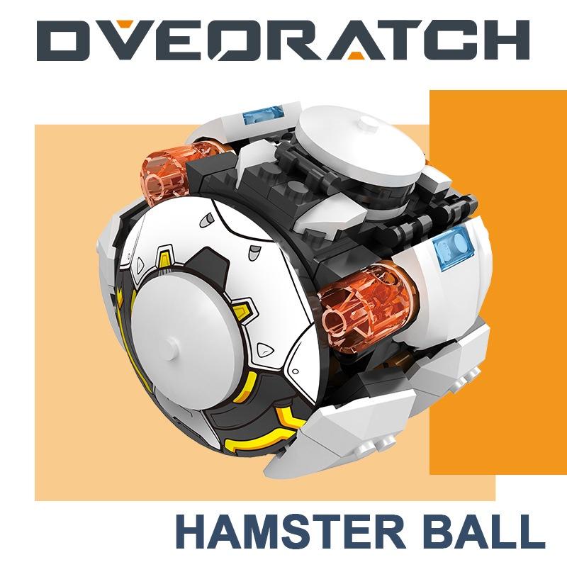 (227 pcs)Bộ Đồ chơi lắp ráp kiểu Lego Overwatch Robot Hamster Wrecking Ball model 50029