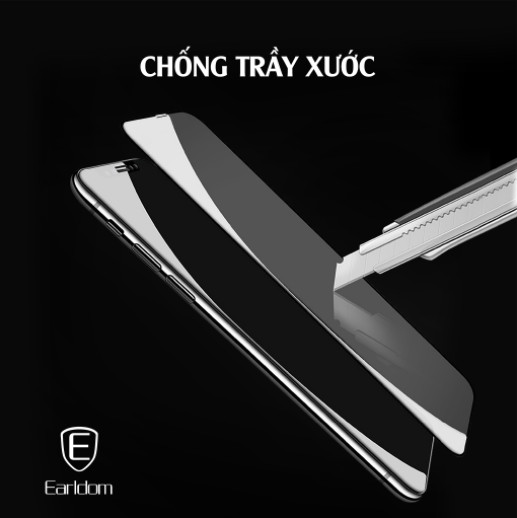 Miếng Dán Bảo Vệ Màn Hình Earldom Cho Iphone 12 11 Pro Xs Max Xr X 8 7 Plus - Hàng Chính Hãng