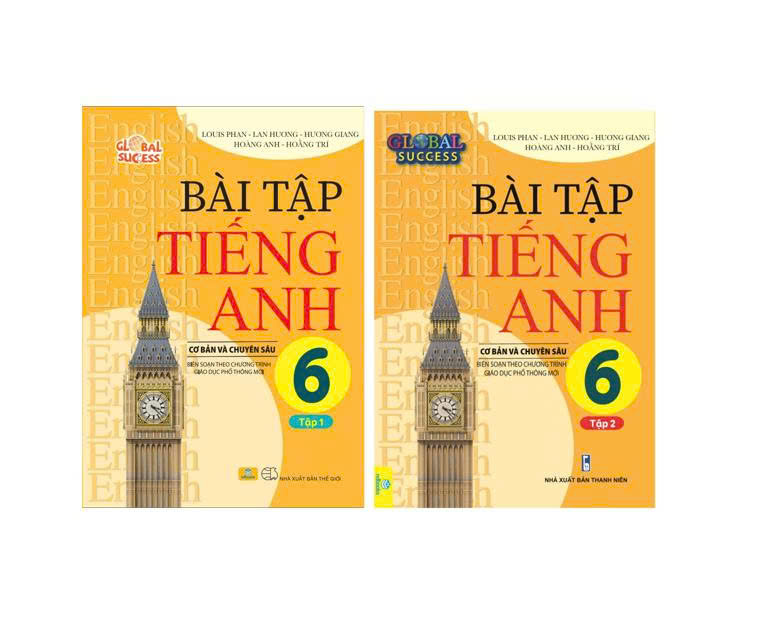 Sách – Bài Tập Tiếng Anh 6 Cơ Bản Và Chuyên Sâu Biên soạn theo chương trình GDPT mới Global Success – ndbooks – Combo 2 tập