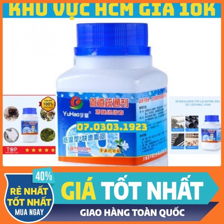 Bột thông cống yuhao siêu mạnh , Bột thông cống cực mạnh fastpro, bột thông tắc cống thế hệ mới