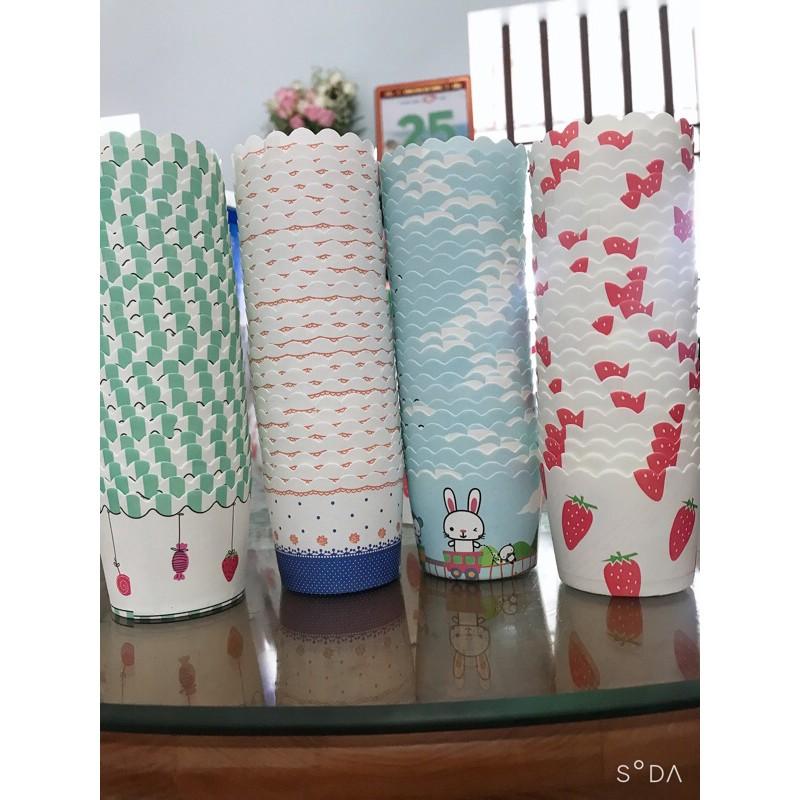 Cup giấy cứng 6cm*5cm*4,5cm (50cup)