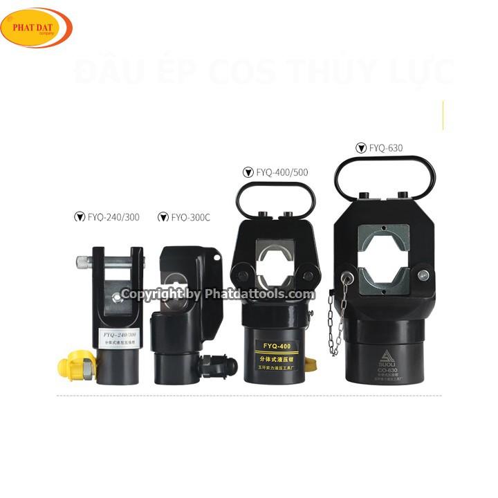 Đầu ép cos thủy lực FYQ400 kèm bơm tay thủy lực CP180-Phạm vi ép cos 16-400mm2
