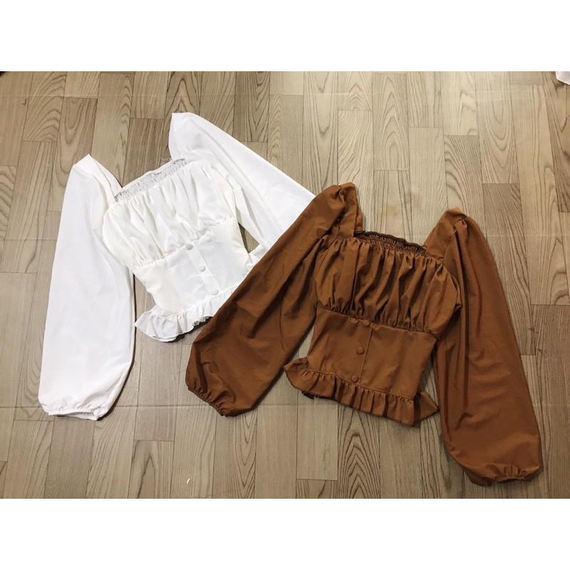 Áo tay dài nút bọc 60-90kg