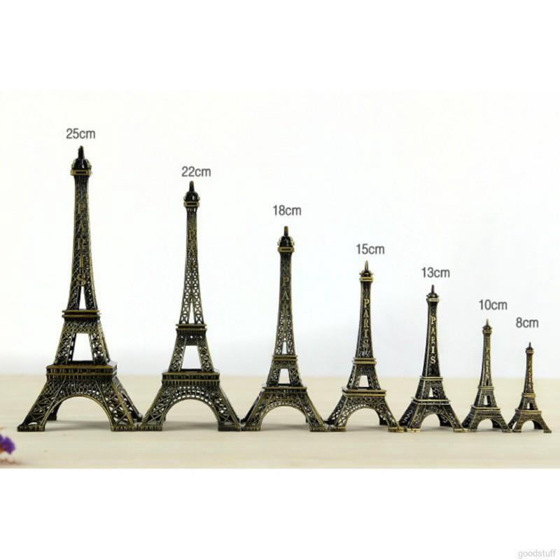 Mô hình tháp Eiffel bằng kim loại nhỏ dùng trang trí