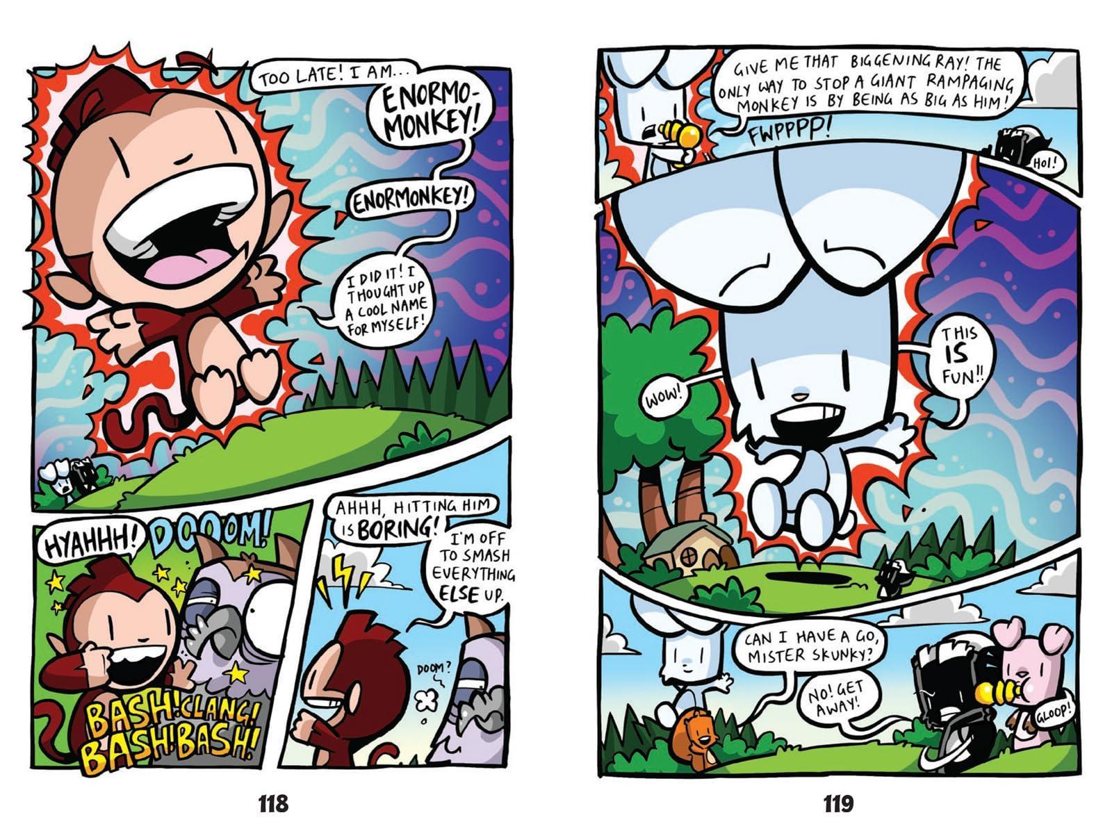 Sách ngoại văn: Bunny Vs Monkey - The League Of Doom!