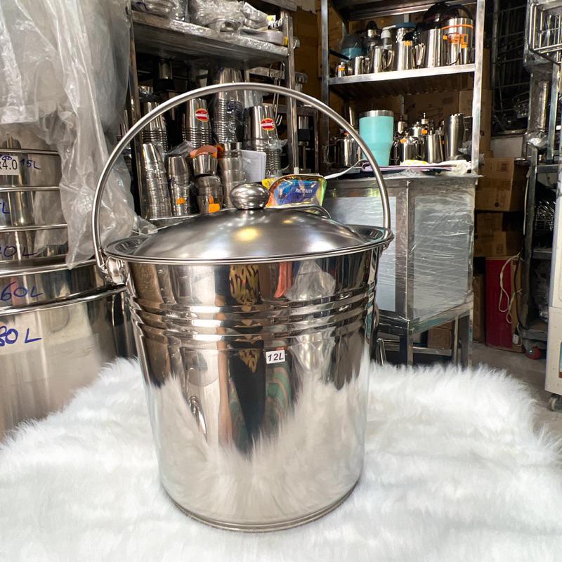 Xô Inox có nắp đậy đủ size