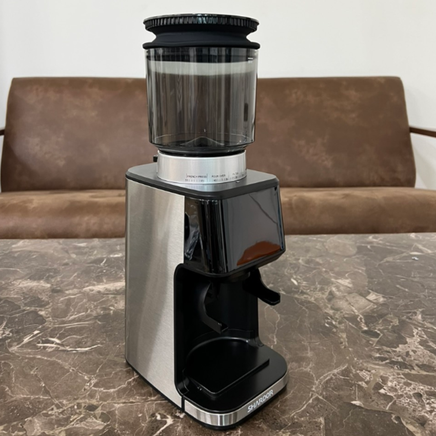 Máy xay hạt cà phê Espresso cao cấp Shardor BD-CG018, 2 giá Portafilter 53 và 58mm, công suất 165W - Hàng chính hãng, bảo hành 12 tháng