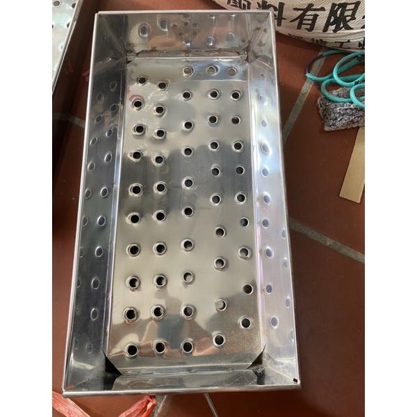 Bếp nướng, khay nướng than hoa bằng inox không rỉ, bếp nướng ngoài trời 41x21cm