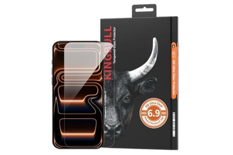Cường Lực Mipow Kingbull Clear HD / Chống Nhìn Trộm HD (2.7D) dành cho iPhone 17 PRomax / 17 PRo / 17 Air / 17-Hàng chính hãng