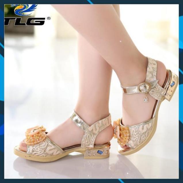 Sandal Hàn Quốc siêu dễ thương cho bé gái Đồ Da Thành Long TLG 20706