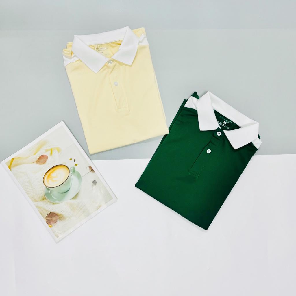 ÁO THUN POLO TAY NGẮN THỜI TRANG HÀN QUỐC SIÊU HOT , CỔ BẺ CỰC XỊN THỜI TRANG NAM 1986