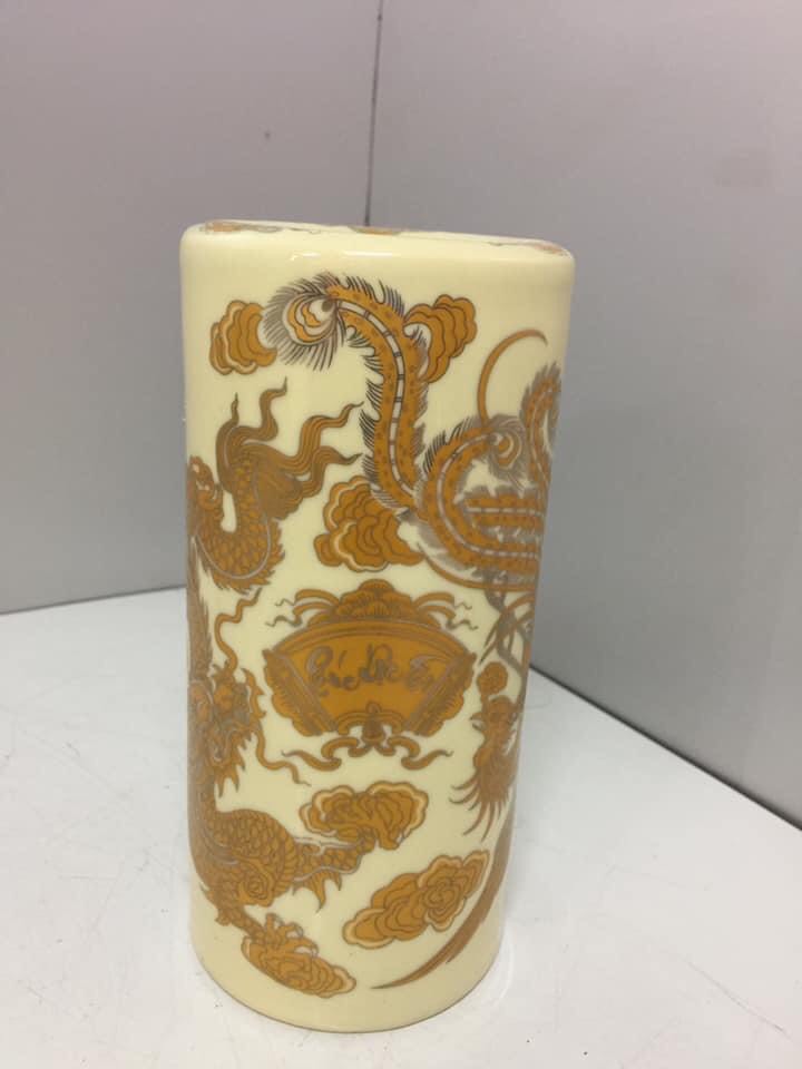 Ống đựng nhang bằng sứ phúc lộc thọ BH10144