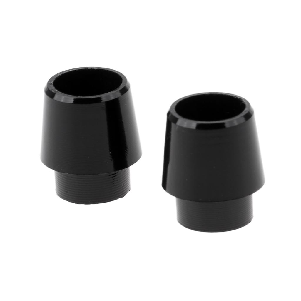 2pcs Plastic Golf Iron Ferrule For Taper Tip Iron Wedge Black
