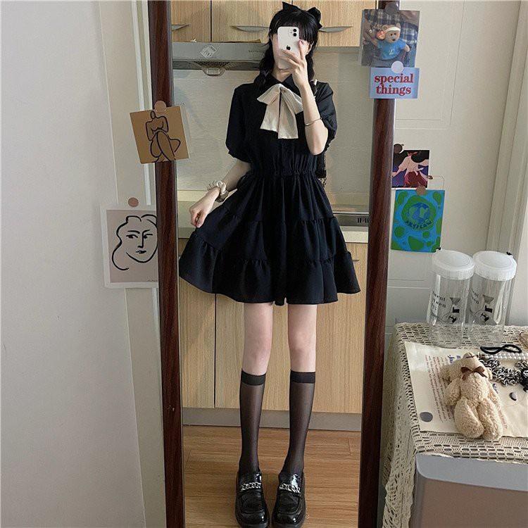 Váy Babydoll Trắng Tay Ngắn Dáng Xòe SANMAY Đầm Đi Dự Tiệc Cưới,Đi Chơi,Form Rộng Cổ Sơ Mi Ulzzang Hàn Quốc VD044