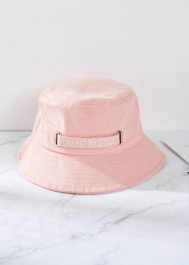 Nón bucket "NO HAT, NO STYLE" cá tính MV612