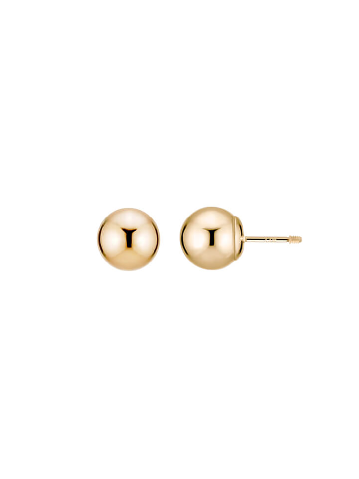 Khuyên tai bi vàng 14K Hàn Quốc - Thời trang và phong cách cho các nàng - MOON Jewelry