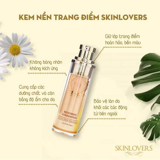 Kem Nền Trang Điểm Eveline Skinlovers Blooming Foundation