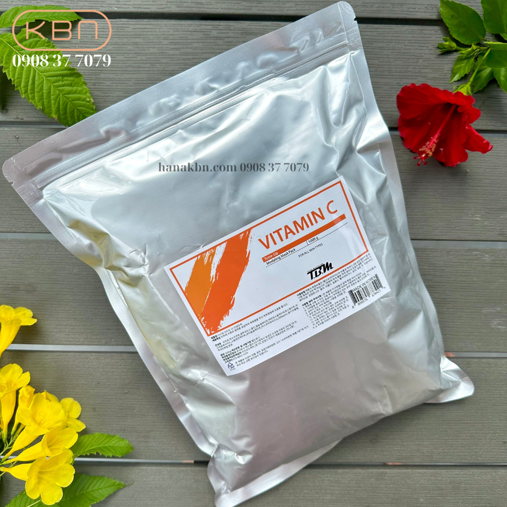 Bột Mặt Nạ Vitamin C TBM 1000g - Làm Sáng Da, Cấp Ẩm, Ngừa Lão Hóa