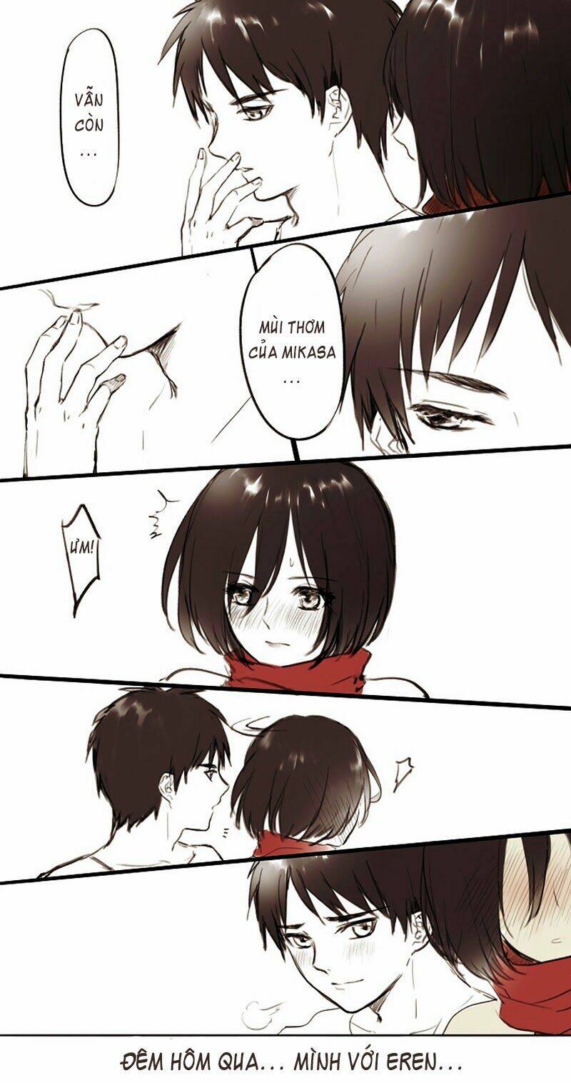 tấn công người khổng lồ - doujinshi eren x mikasa chapter 40 2