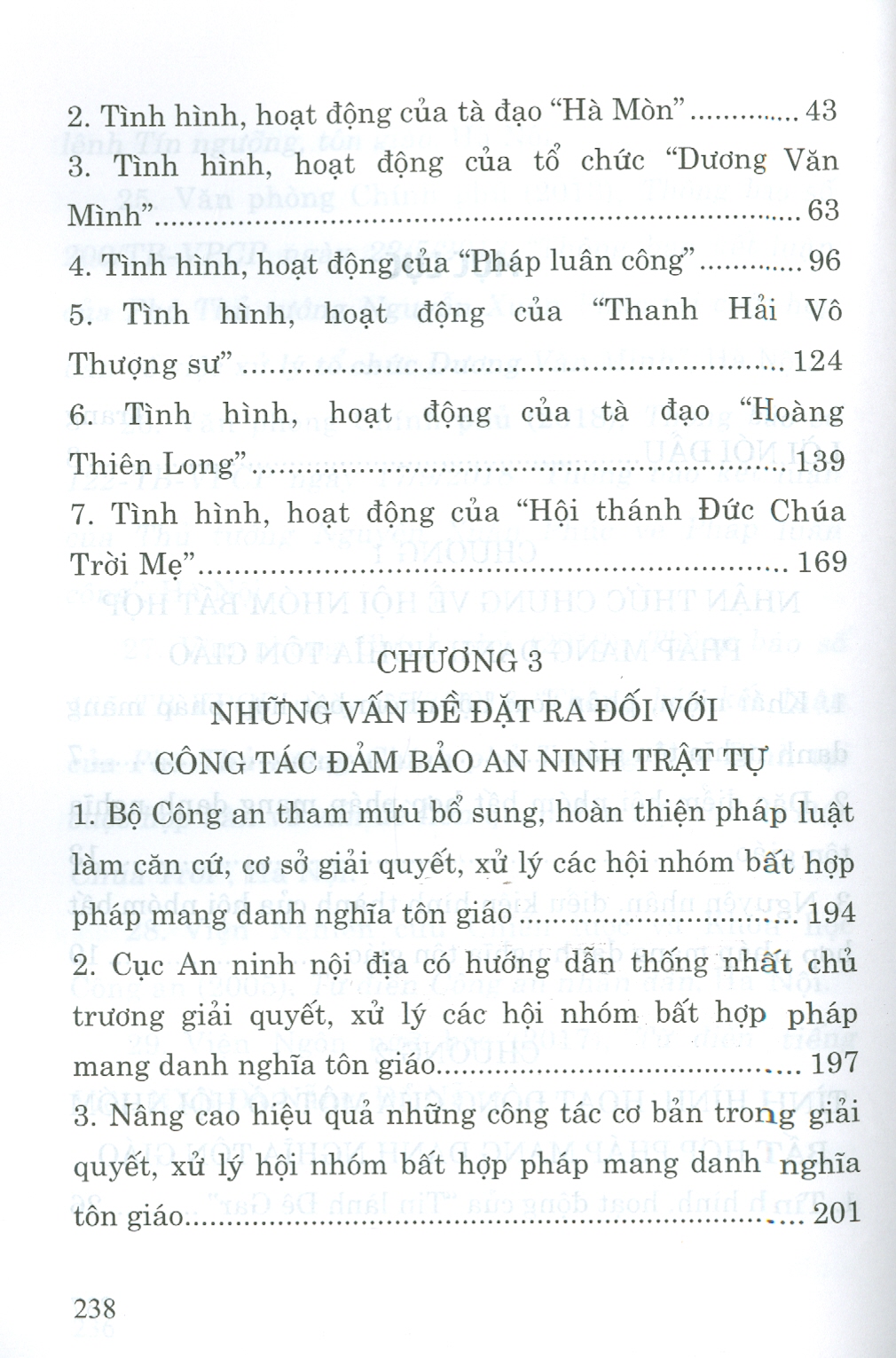 Hội Nhóm Bất Hợp Pháp Mang Danh Nghĩa Tôn Giáo Và Những Vấn Đề Đặt Ra Đối Với Công Tác Đảm Bảo An Ninh Trật Tự