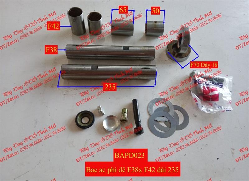 Bạc ắc phi dê F38x F42 dài 235