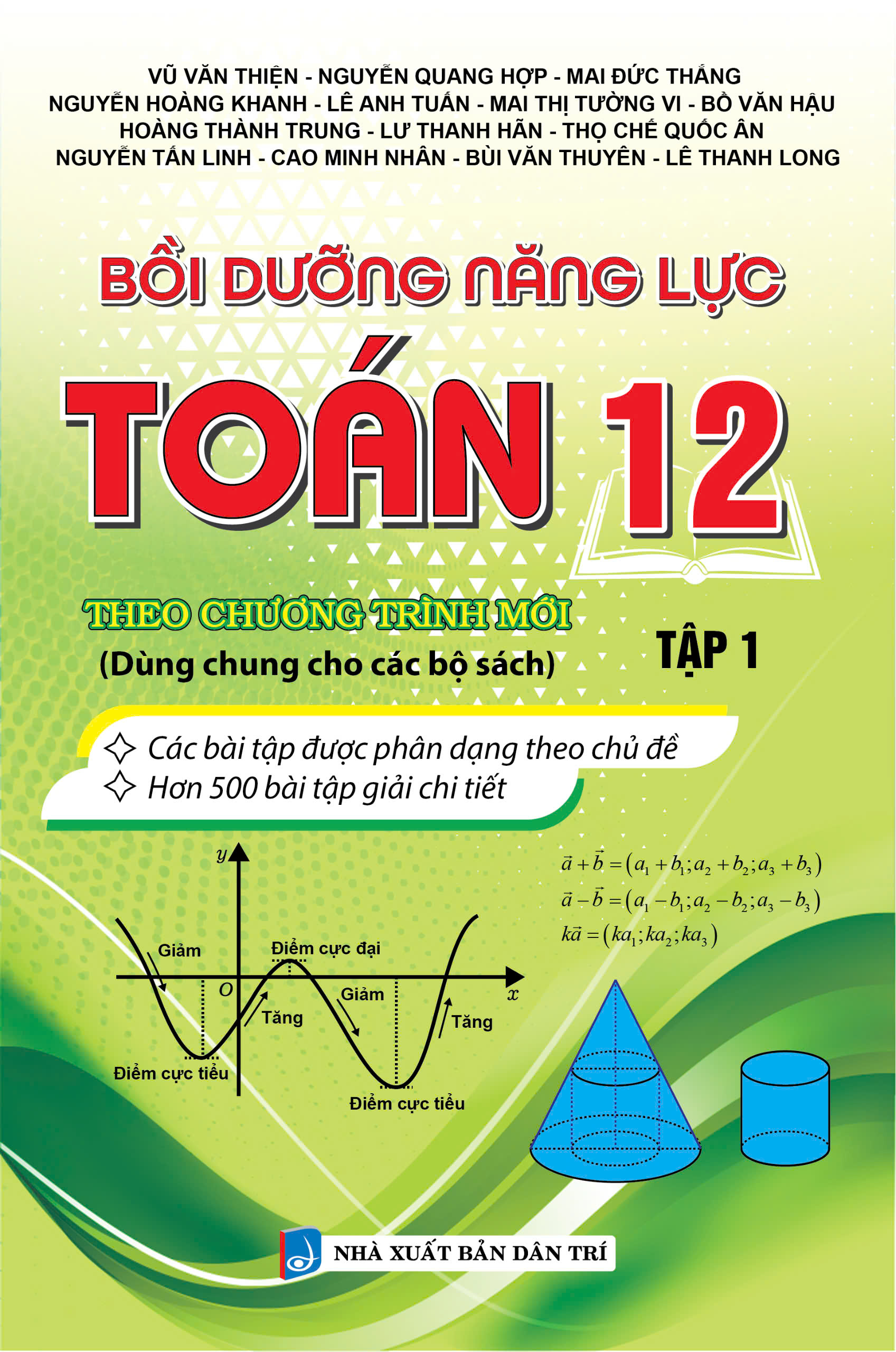 Combo Bồi Dưỡng Năng Lực Toán 12 (Tập 1+2)