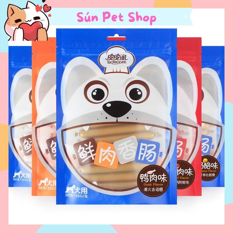 Xúc xích dinh dưỡng cao cấp Taotaopets cho thú cưng 500g (Xúc xích ăn liền bổ sung dưỡng chất cho chó mèo)