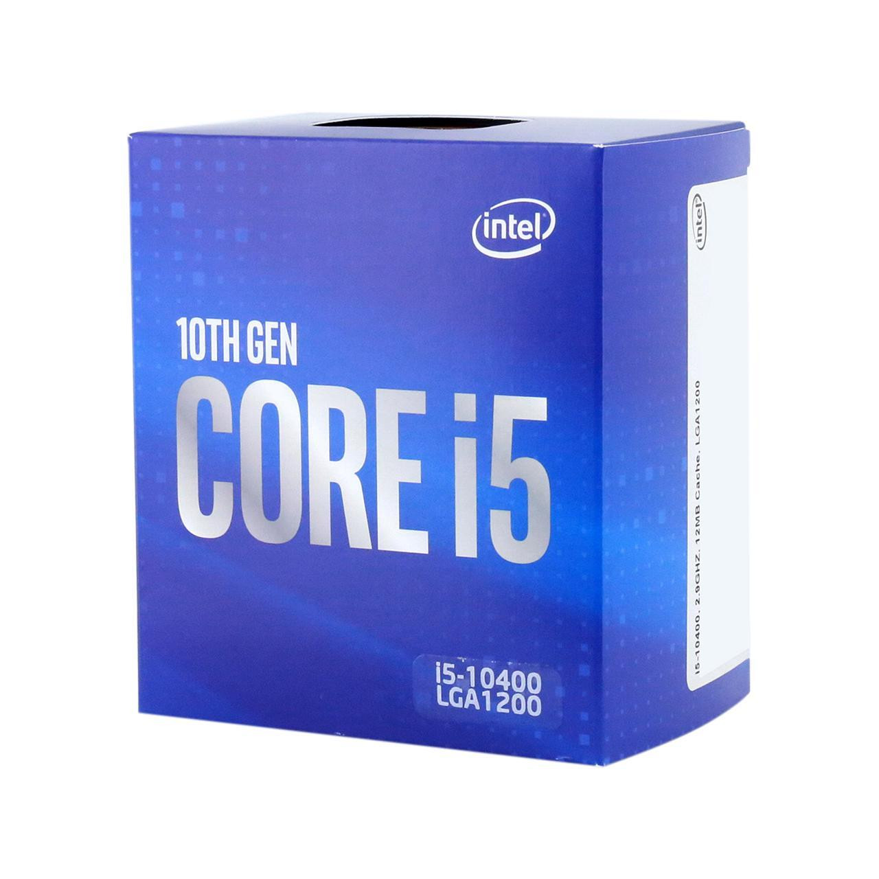 CPU Intel Core i5-10400 (2.90 GHz up to 4.30 GHz / 6C 12T / 12M Cache) - Hàng Chính Hãng