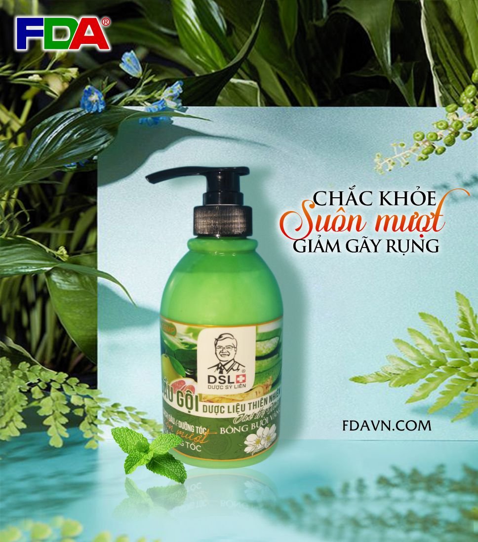 Dầu Gội Dược Liệu Thiên Nhiên Dược Sĩ Liên, Giảm Rụng Tóc, Sạch Gàu Ngứa 500g