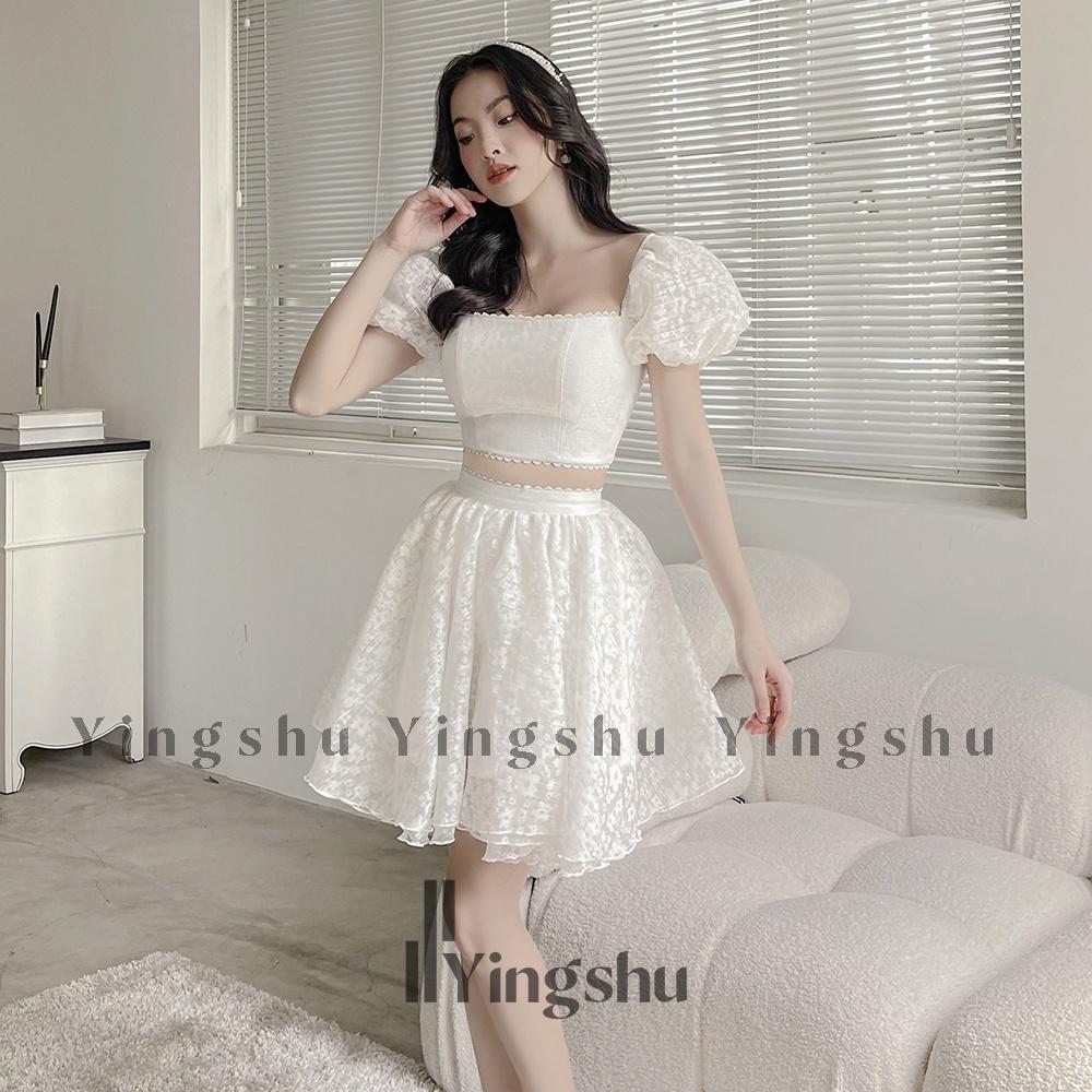 Đầm xòe cúp ngực trắng dễ thương như Tú Anh  DN193  AloraShop21