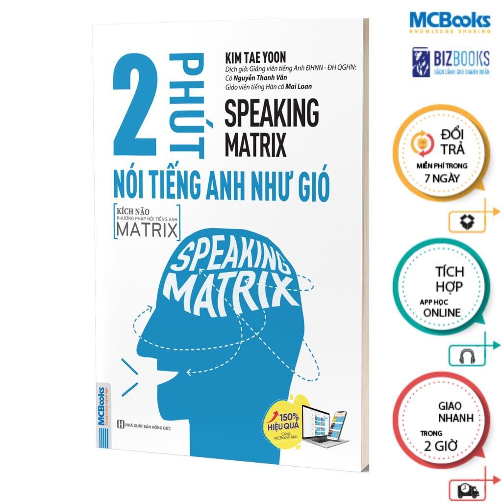 Sách - Combo 4 Cuốn Speaking Matrix – Nói Tiếng Anh Như Gió - MCBooks