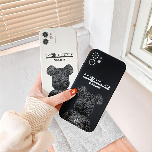 Ốp lưng dành cho iPhone 6/6plus/7/7plus/8/8plus/x/xr/xs/xsmax/11/11pro/11promax/12/12/pro/12promax - Vuông cạnh BearBrick