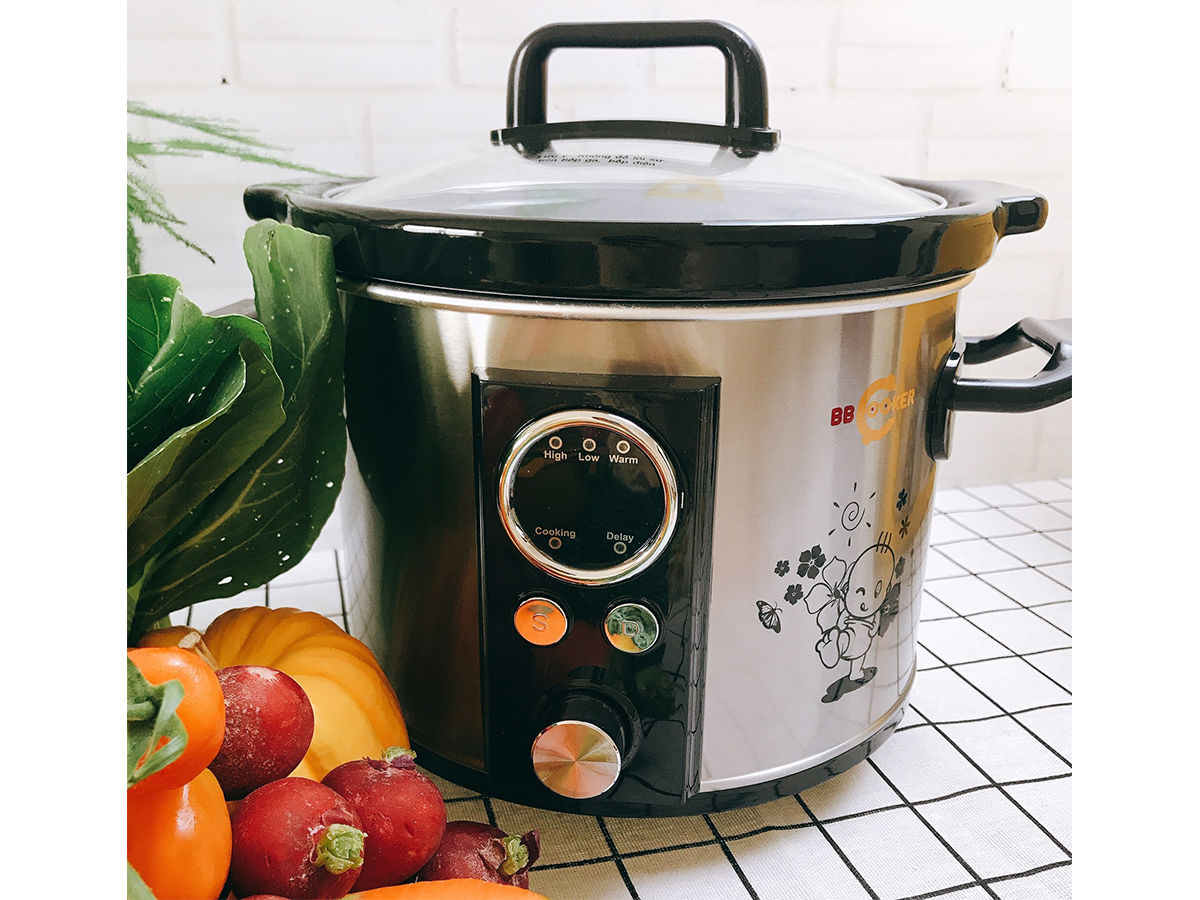Nồi nấu cháo chậm điện tử BBcooker DS25 - Dung tích 2.5 lít - Thương hiệu Hàn Quốc - Hàng chính hãng