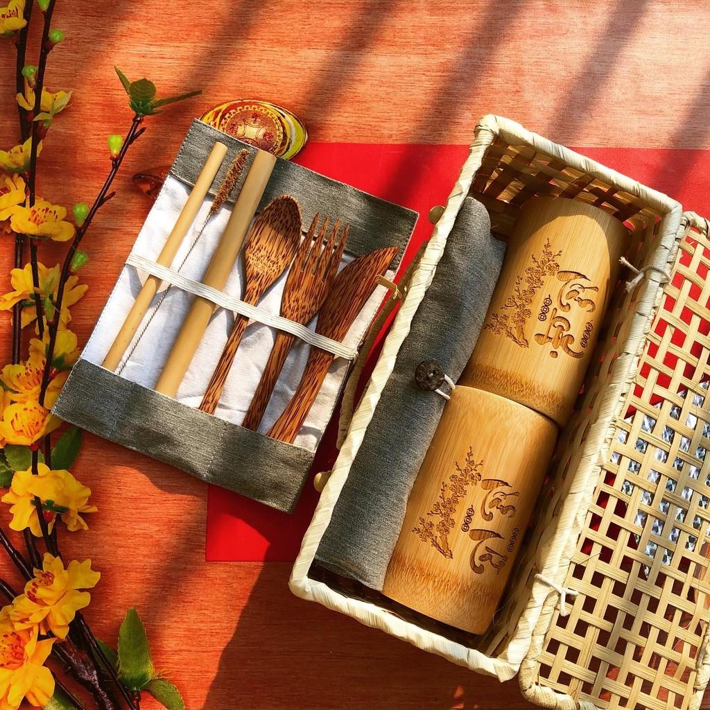Hộp quà tặng bằng Tre Độc Đáo - Set Qùa Tặng ý nghĩa