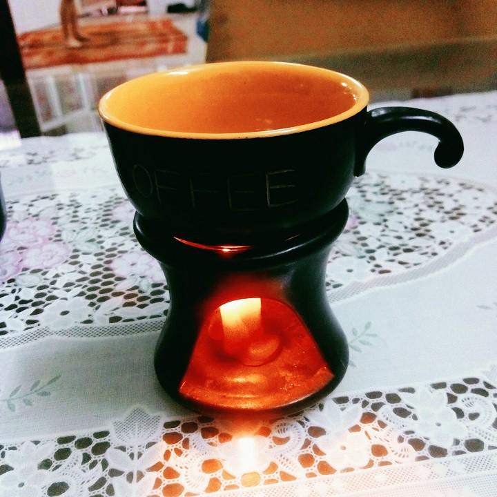 Bộ tách uống cà phê gôm sứ Bát Tràng